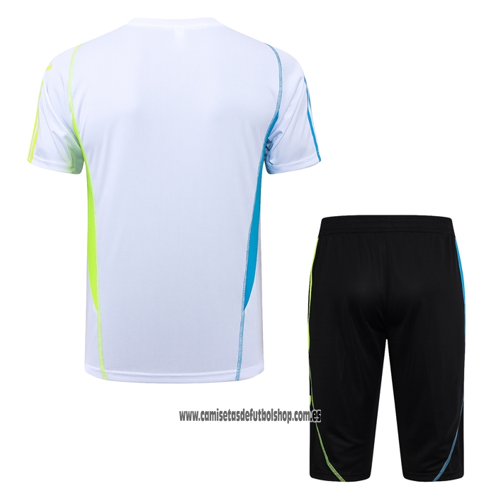 Chandal del Arsenal 23-24 Manga Corta Blanco - Pantalon Corto